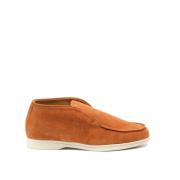 Testoni Mocka Desert Boot med elastisk sida Orange, Dam