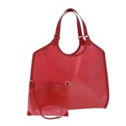 Louis Vuitton Vintage Pre-owned Vinyl louis-vuitton-vskor Red, Dam