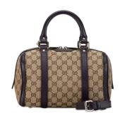 Gucci Vintage Pre-owned Canvas gucci-vskor Beige, Dam