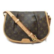 Louis Vuitton Vintage Pre-owned Tyg louis-vuitton-vskor Brown, Dam