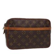 Louis Vuitton Vintage Pre-owned Canvas kuvertvskor Brown, Dam