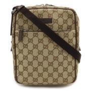 Gucci Vintage Pre-owned Canvas gucci-vskor Beige, Dam