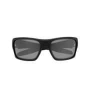 Oakley Svarta Turbine Solglasögon Grå Linser Black, Unisex