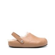 Stella McCartney Bruna Platta Skor för Kvinnor Brown, Dam