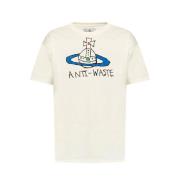 Vivienne Westwood Antiwaste Classic T-shirt i vitt White, Herr