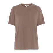 Soaked in Luxury Lös Passform Tee Top Morel Brown, Dam