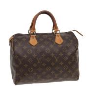 Louis Vuitton Vintage Pre-owned Canvas handvskor Brown, Dam