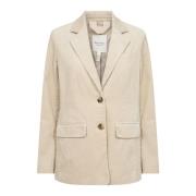 Part Two Fransk Ek Blazer Jacka Beige, Dam