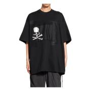 Mastermind World Skull Print Patchwork T-Shirt Black, Herr