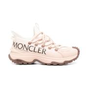 Moncler Beige Sneakers Chic Style Beige, Dam