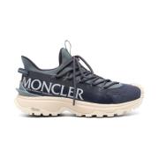 Moncler Blå Sneakers för Män Blue, Herr