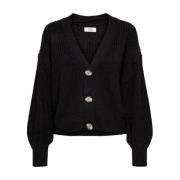 Jacqueline de Yong Stilren Cardigan för Kvinnor Black, Dam