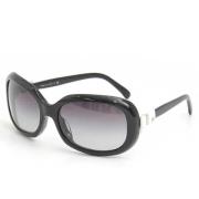 Chanel Vintage Pre-owned Plast solglasgon Black, Dam