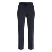 Boggi Milano Btech Stretch Nylon Byxor Blue, Herr