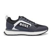 Boss Modernt Herr Sneakers Komfort och Stil Gray, Herr