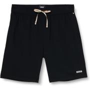 Boss Ekologisk Bomull Stretch Pyjama Shorts Black, Herr