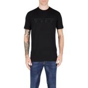 Dsquared2 Rhinestone Logo Bomull T-shirt Black, Herr