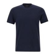 Emporio Armani Stiliga T-shirts och Polos Blue, Herr