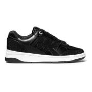 Michael Kors Rebel Svarta Lädersneakers Black, Dam