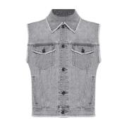 Versace Denim vest Gray, Herr