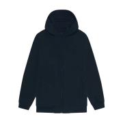 Lyle & Scott Tonal Fleece Back Jacka Blue, Herr