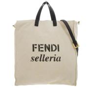 Fendi Vintage Pre-owned Canvas fendi-vskor Brown, Dam