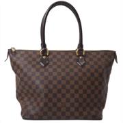 Louis Vuitton Vintage Pre-owned Tyg louis-vuitton-vskor Brown, Dam