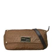 Fendi Vintage Pre-owned Canvas fendi-vskor Brown, Dam