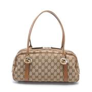 Gucci Vintage Pre-owned Canvas gucci-vskor Brown, Dam