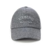 Iceberg Ullblandad Baseballkeps Gray, Dam