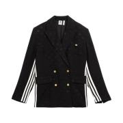 Adidas Elegant Jacquard Blazer Jacka Black, Dam