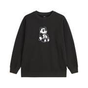 Vans Crewneck Sweatshirt Black, Dam