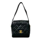 Chanel Vintage Pre-owned Laeder chanel-vskor Black, Dam