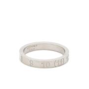 Maison Margiela Silver Referensring Gray, Herr