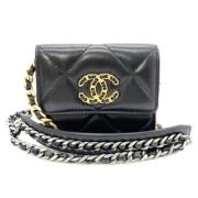 Chanel Vintage Pre-owned Laeder chanel-vskor Black, Dam