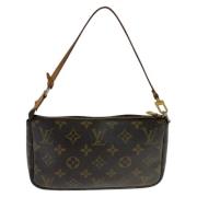 Louis Vuitton Vintage Pre-owned Canvas handvskor Brown, Dam