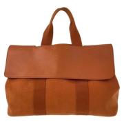 Hermès Vintage Pre-owned Canvas handvskor Orange, Dam