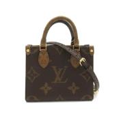 Louis Vuitton Vintage Pre-owned Tyg louis-vuitton-vskor Brown, Dam