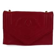 Chanel Vintage Pre-owned Laeder crossbodyvskor Red, Dam