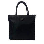 Prada Vintage Pre-owned Canvas prada-vskor Black, Dam