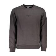 U.s. Polo Assn. Grå Crewneck Sweatshirt med Logo Print Gray, Herr