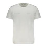 Calvin Klein Vit Bomull T-shirt Med Korta ärmar White, Herr