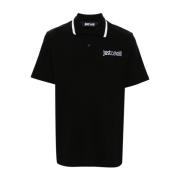 Just Cavalli Svarta T-shirts och Polos ***cv Black, Herr