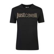 Just Cavalli Svarta T-shirts & Polos för kvinnor Black, Dam