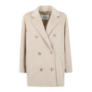 Max Mara Kort Kamelrock Beige, Dam