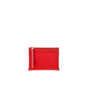 Carolina Herrera Röd Neopren Insignia Pouch Red, Dam