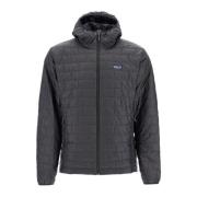 Patagonia Quiltad Nano Puff Down Jacka Black, Herr