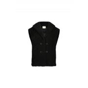 Fabienne Chapot Svart Teddy Hjärttryck Gilet Black, Dam