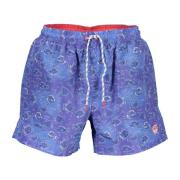 North Sails Lila Simboxershorts med Fickor och Elastisk Midja Purple, ...