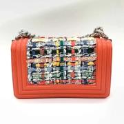 Chanel Vintage Pre-owned Canvas chanel-vskor Orange, Dam